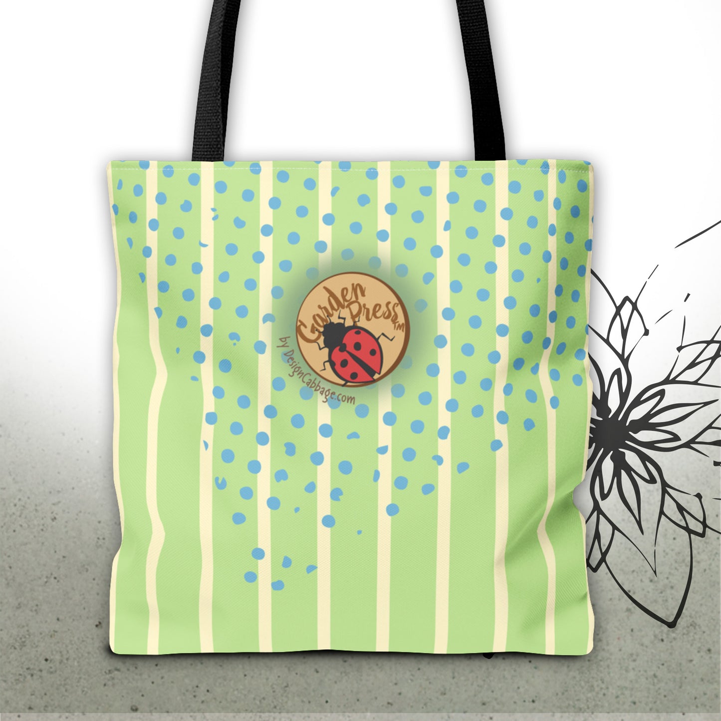 Butterfly Garden Graphic Tote Bag — GardenPress™ Collection