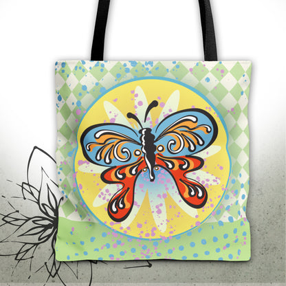 Butterfly Garden Graphic Tote Bag — GardenPress™ Collection