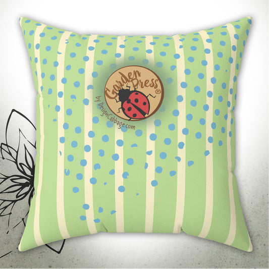 Butterfly Garden Graphic Throw Pillow - GardenPress™ Collection