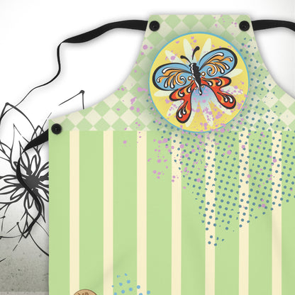 Butterfly Garden Graphic Apron - GardenPress® Collection