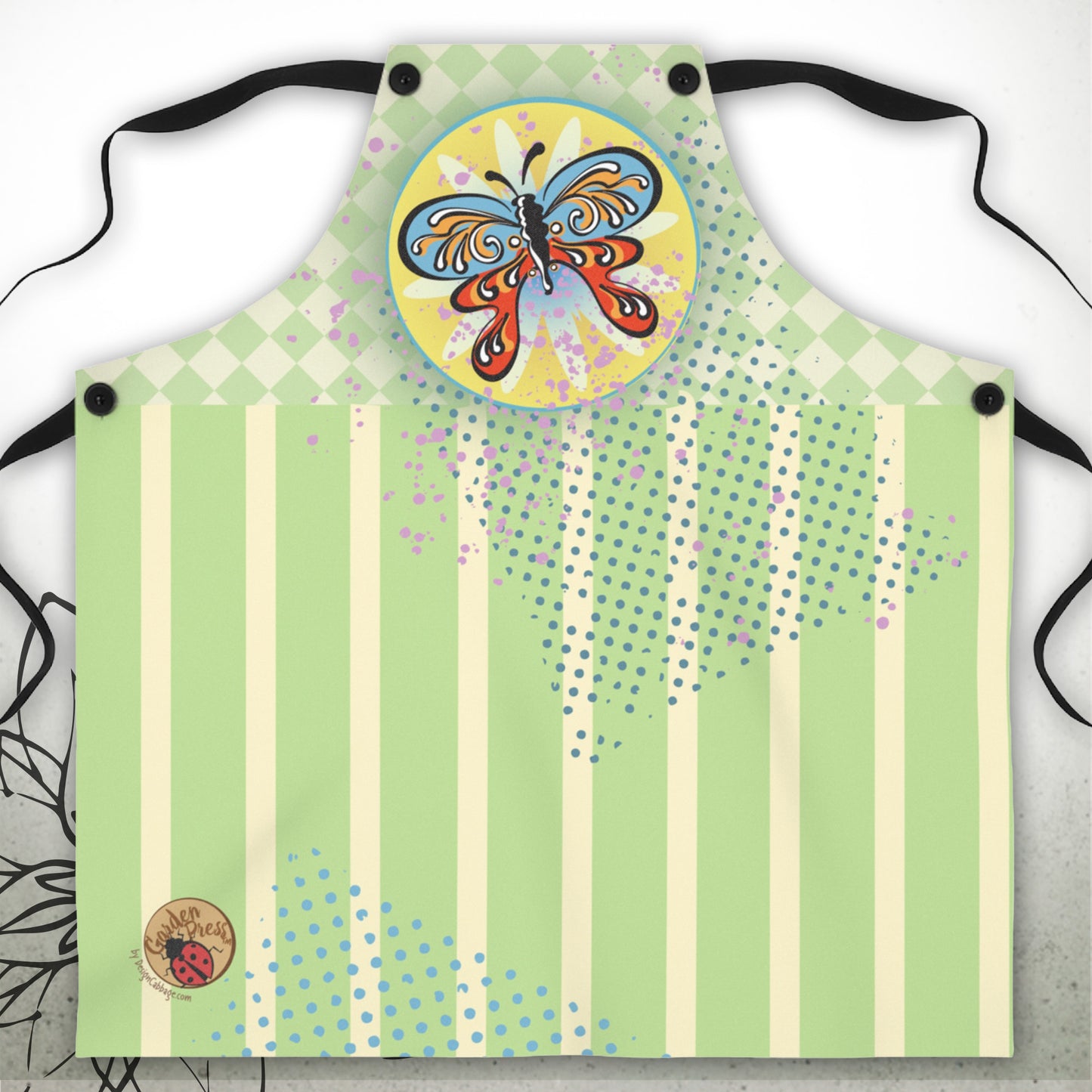 Butterfly Garden Graphic Apron - GardenPress® Collection