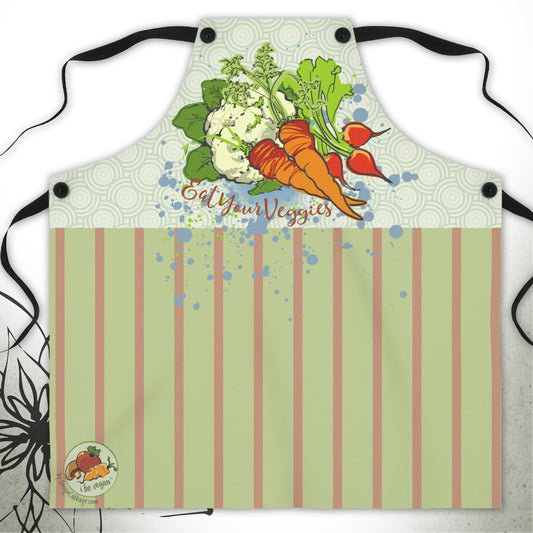 Vegetable Garden Graphic Apron - I Be Vegan® Collection