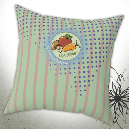 Vegetable Garden Graphic Pillow - I Be Vegan™ Collection