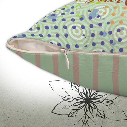 Vegetable Garden Graphic Pillow - I Be Vegan™ Collection