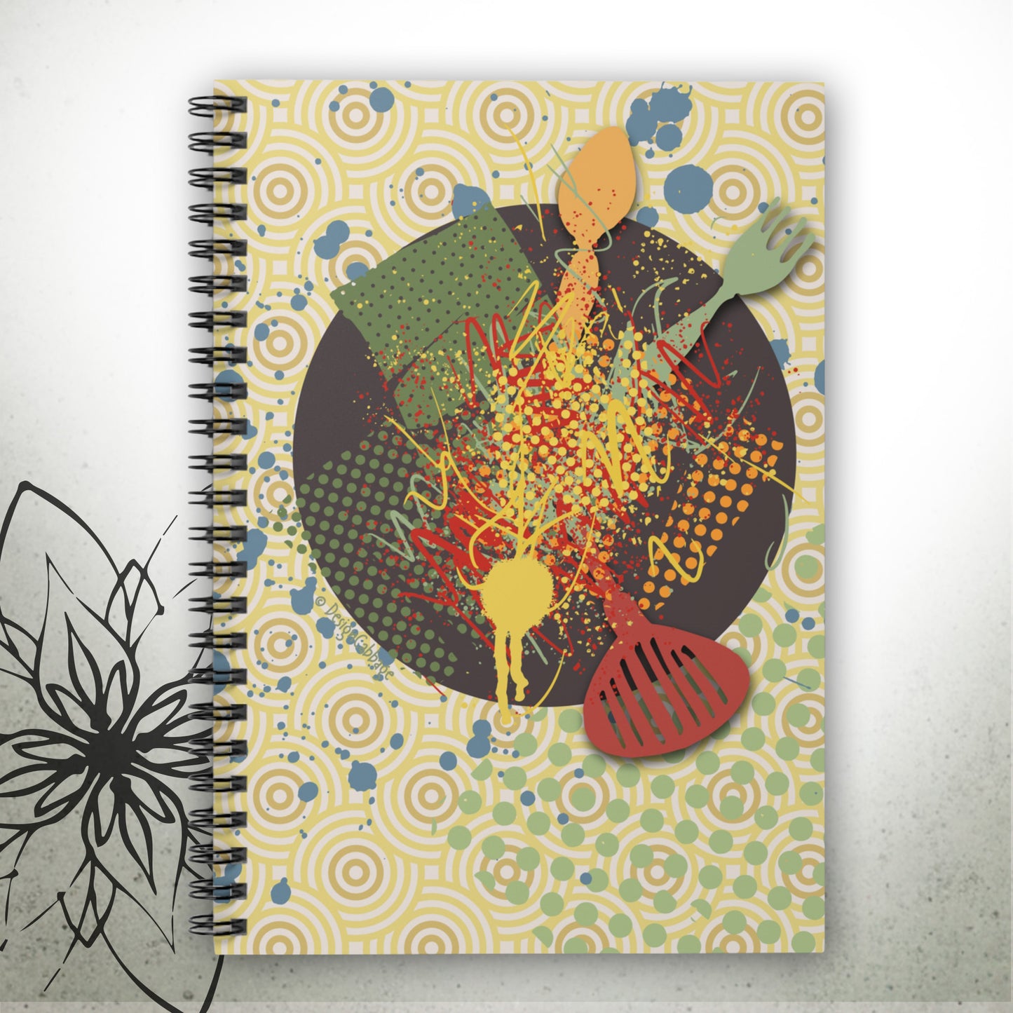 Kitchen Chaos Graphic Notebook - I Be Vegan™ Collection