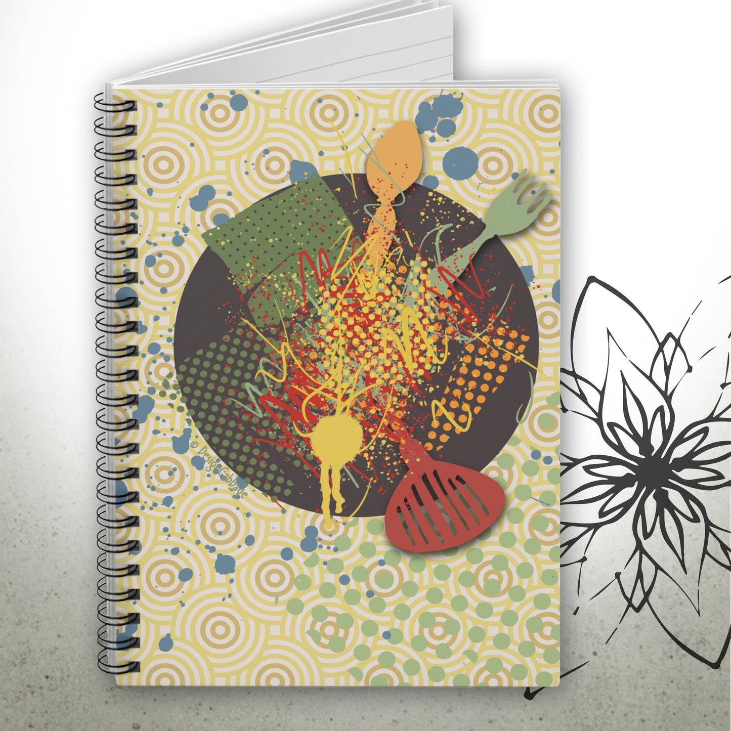 Kitchen Chaos Graphic Notebook - I Be Vegan™ Collection