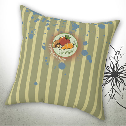 Kitchen Chaos Graphic Pillow - I Be Vegan™ Collection