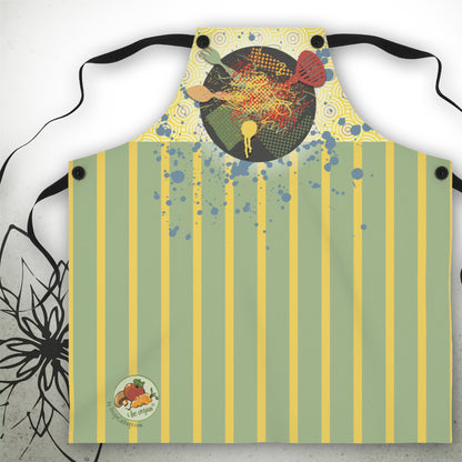 Kitchen Chaos Graphic Apron - I Be Vegan® Collection