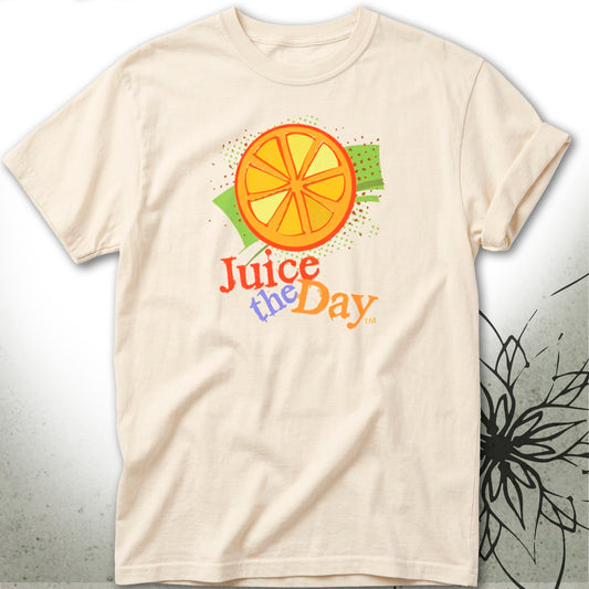 Citrus Orange Retro Unisex Graphic T-Shirt Tee — Juice The Day™ Collection