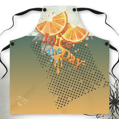 Citrus Retro Kitchen Apron — Juice The Day™ Collection