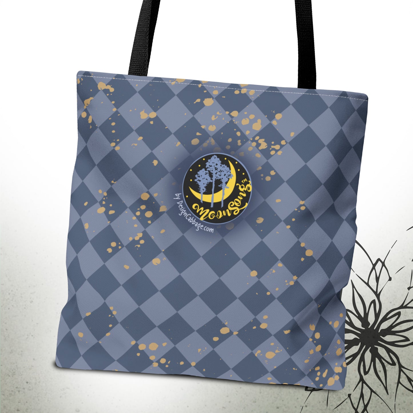Christmas Santa Cat Graphic Tote Bag — MoonSong™ Holiday Collection