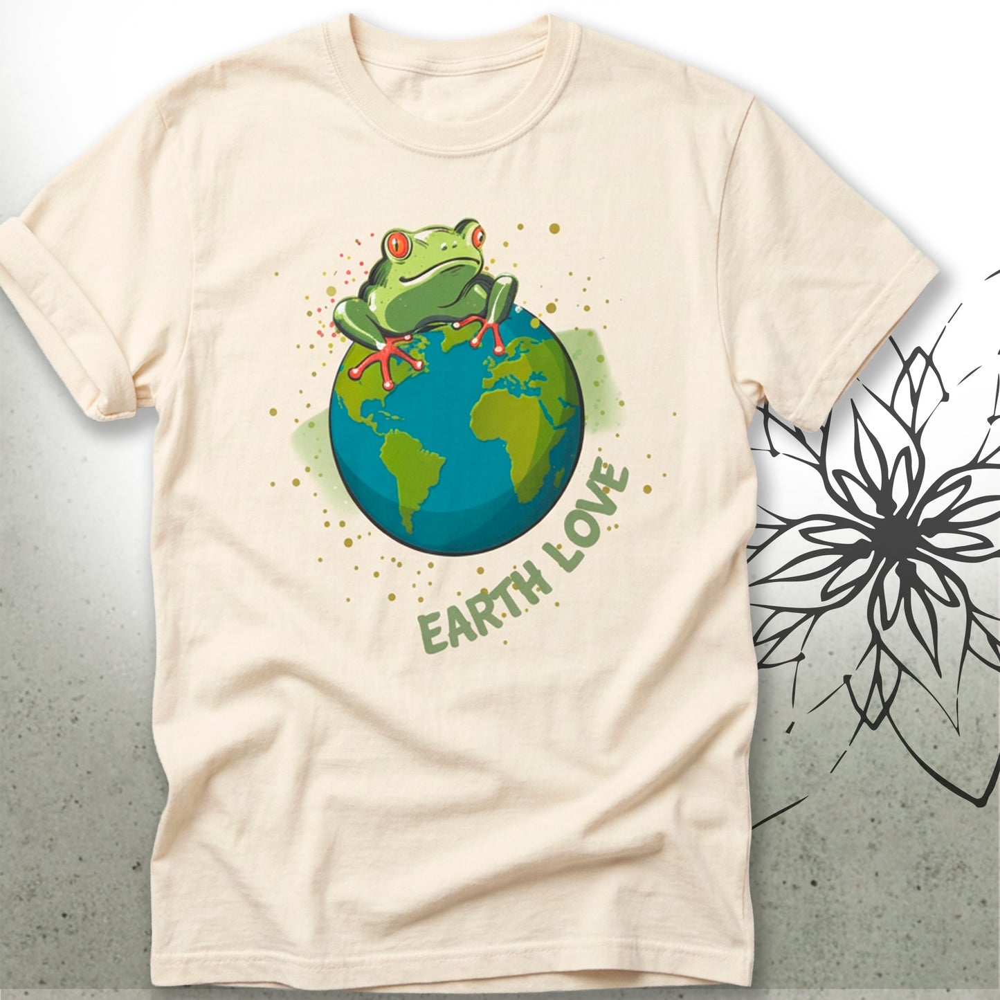 Earth Day Frog Unisex Graphic T-Shirt Tee — MoonSong® Collection
