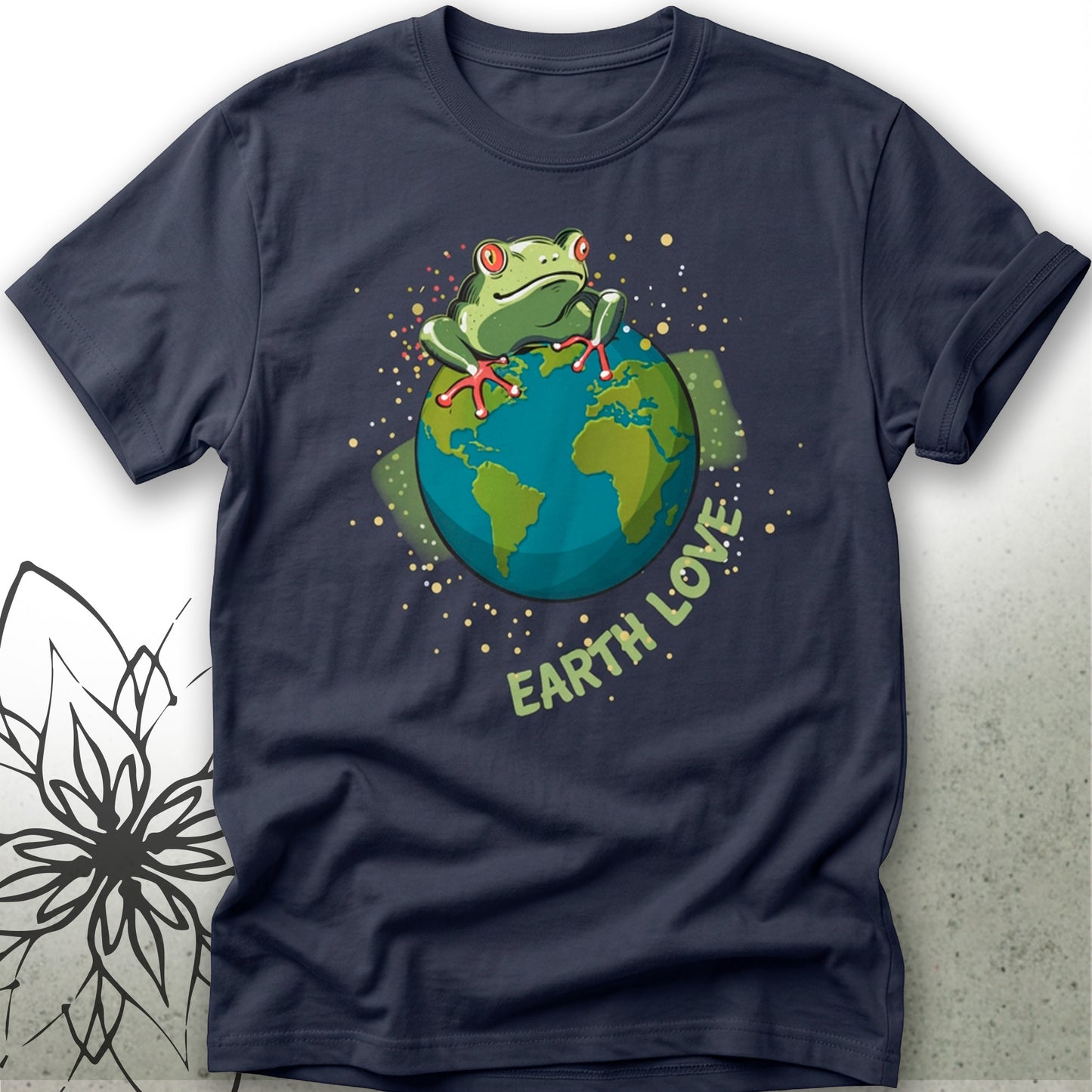 Earth Day Frog Unisex Graphic T-Shirt Tee — MoonSong® Collection