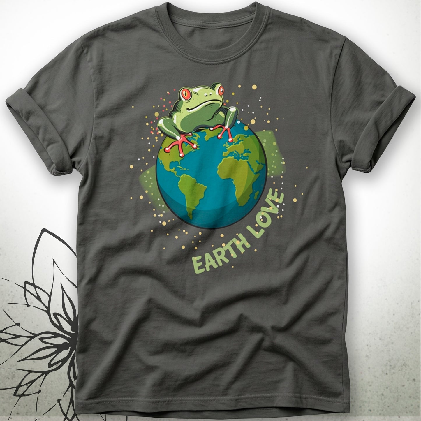Earth Day Frog Unisex Graphic T-Shirt Tee — MoonSong® Collection