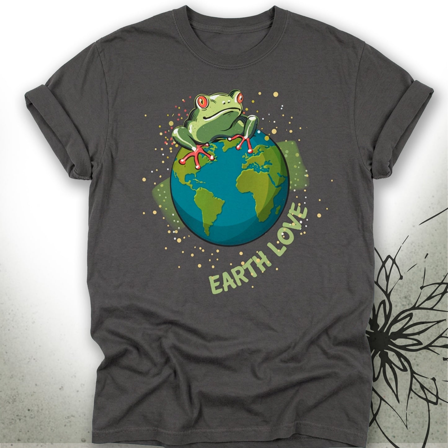 Earth Day Frog Unisex Graphic T-Shirt Tee — MoonSong® Collection