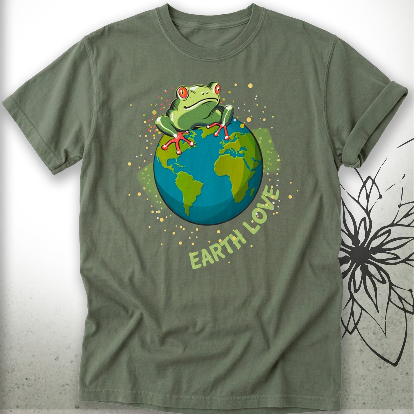 Earth Day Frog Unisex Graphic T-Shirt Tee — MoonSong® Collection