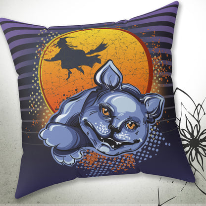 Halloween Cat Graphic Throw Pillow - MoonSong™ Holiday Collection