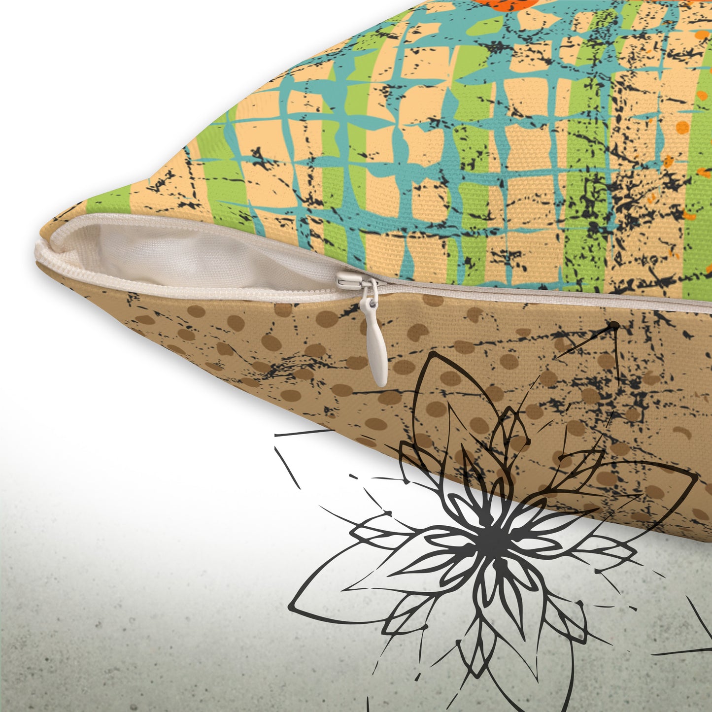 Vintage Halloween Pumpkin Graphic Pillow - MoonSong™ Holiday Collection