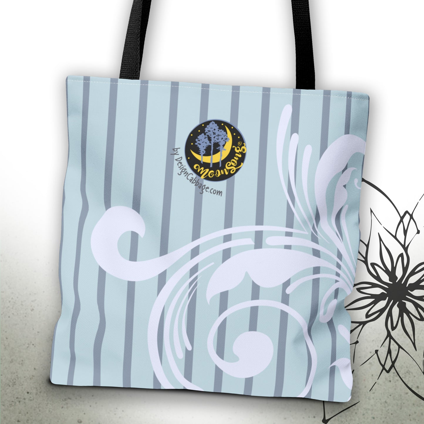 Snow Baby Christmas Graphic Tote Bag — MoonSong™ Holiday Collection