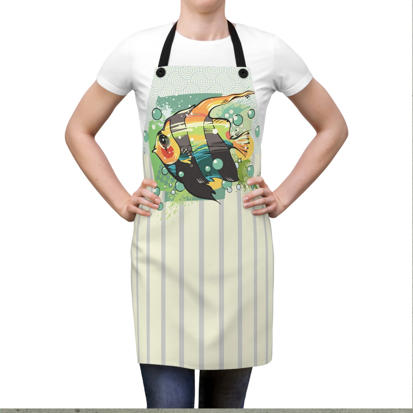 Tropical Fish Graphic Apron — ScubaCrew® Collection