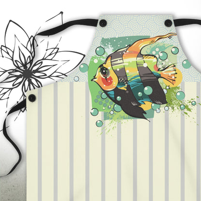 Tropical Fish Graphic Apron — ScubaCrew® Collection