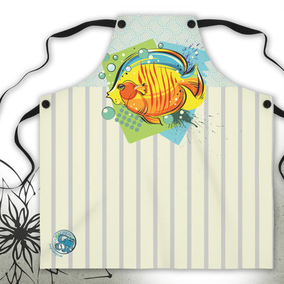 Tropical Fish Graphic Apron — ScubaCrew® Collection