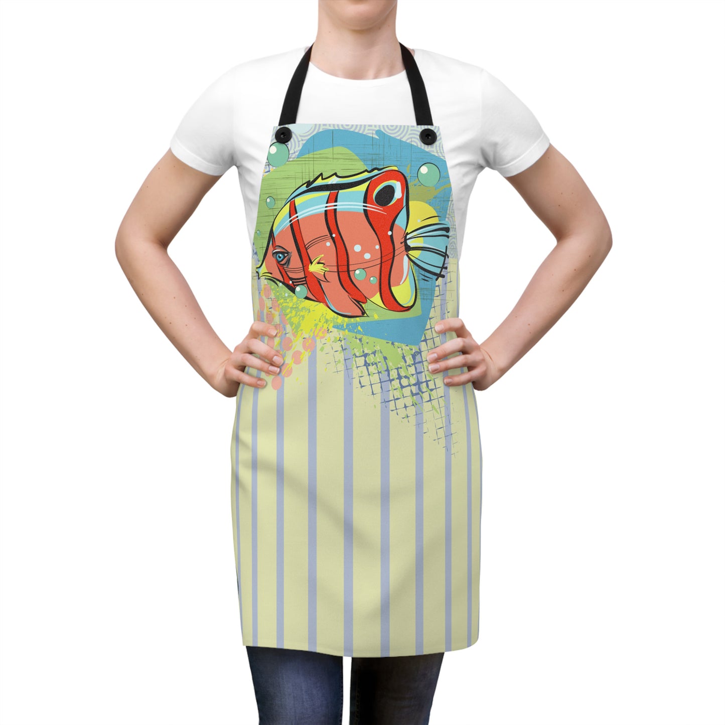 Tropical Fish Ocean Graphic Apron — ScubaCrew® Collection