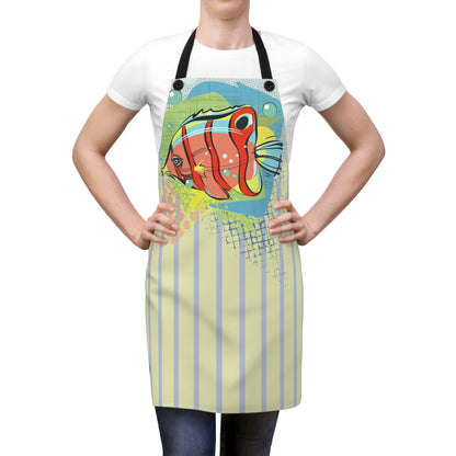 Tropical Fish Ocean Graphic Apron — ScubaCrew® Collection