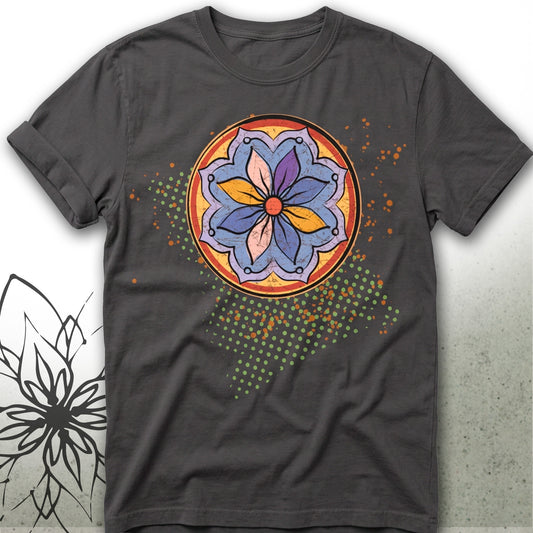 Boho Floral Mandala Unisex Graphic T-Shirt Tee — GardenPress® Collection