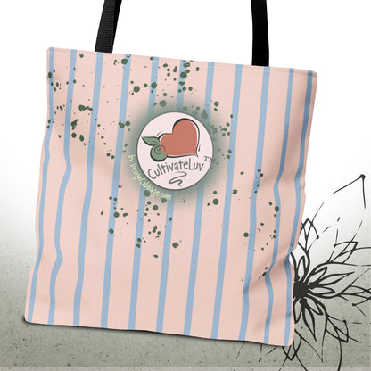 Love Heart Graphic Tote Bag — CultivateLuv™ Collection