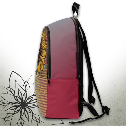 Sunflower Art  Backpack — VintageInk™ Collection