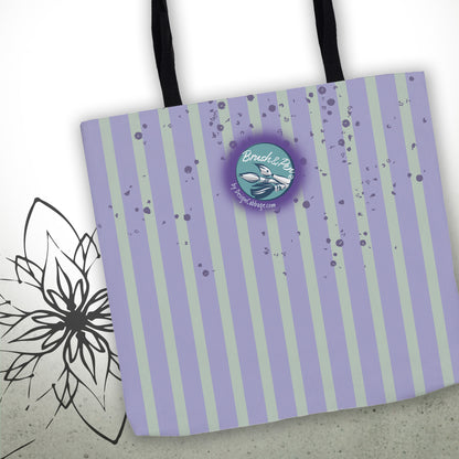 Earth Compass Graphic Tote Bag — Brush&Pen™ Collection