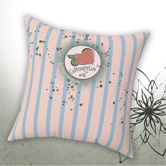 Love Heart Graphic Throw Pillow - CultivateLuv™ Collection
