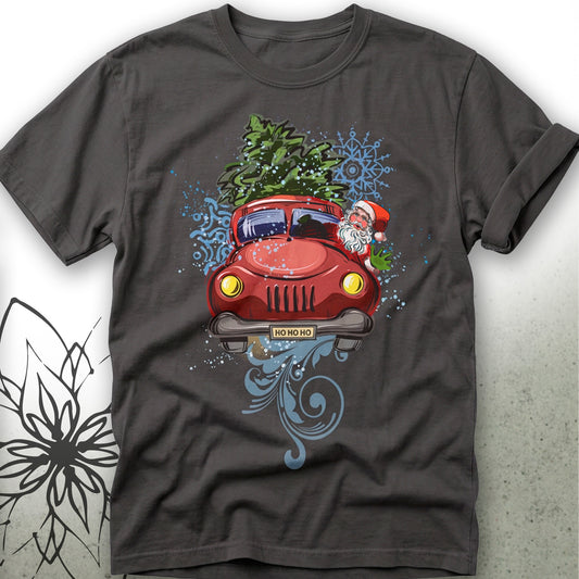 Vintage Truck Christmas Tree Unisex Graphic T-Shirt Tee — MoonSong® Holiday Collection