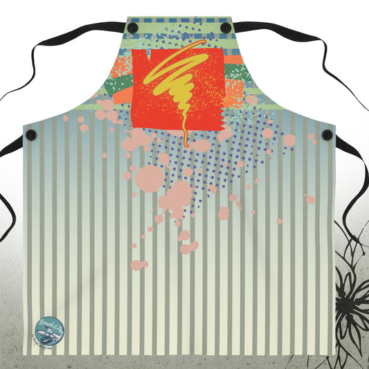 Abstract Art Whirlwind Graphic Apron - Brush&Pen® Collection