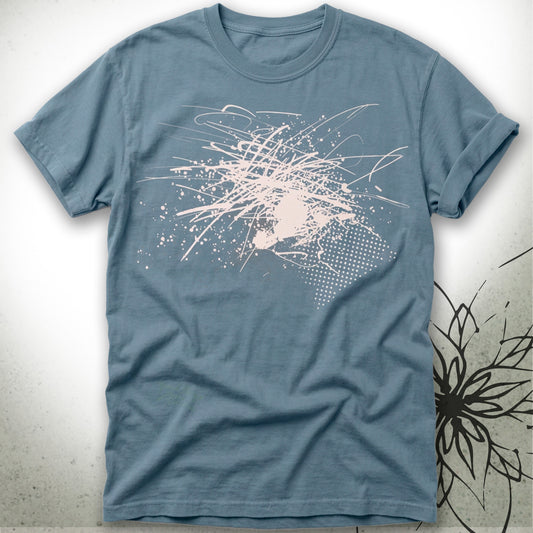 Abstract Ink Splash Unisex Graphic T-Shirt Tee — Brush&Pen® Collection