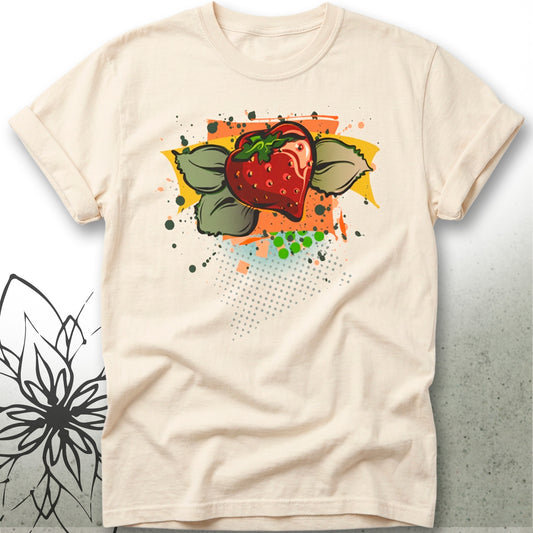 Strawberry Retro Graphic T-Shirt — I Be Vegan® Collection