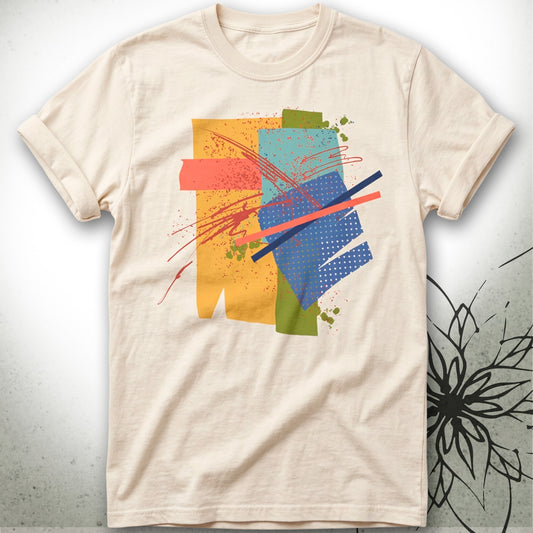 Abstract Color-Block Unisex Graphic T-Shirt Tee — Brush&Pen® Collection