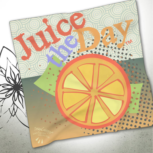 Citrus Graphic Fashion Scarf — Juice The Day® Collection