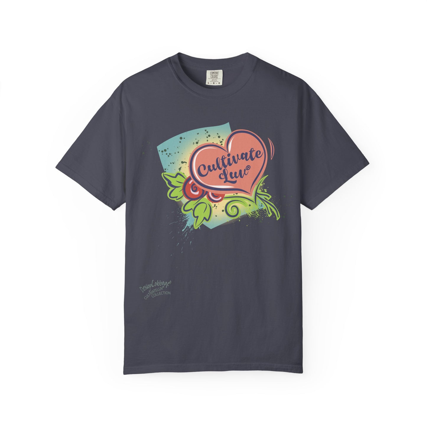 Cultivate Love T-Shirt — Vintage Heart Floral Graphic Tee