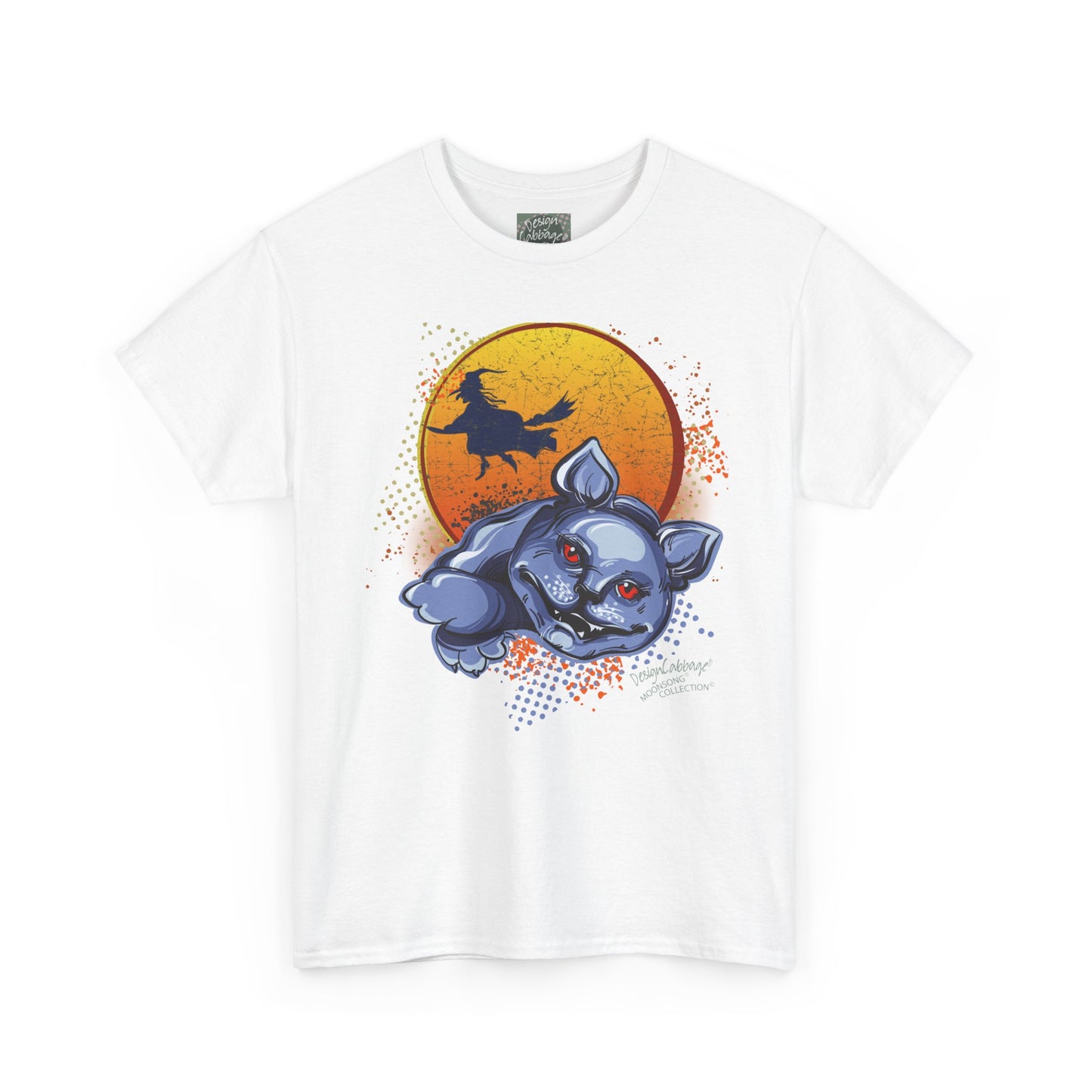 Halloween Sarcastic Cat Graphic T-Shirt - MoonSong® Holiday Collection - Unisex-Fit Tee