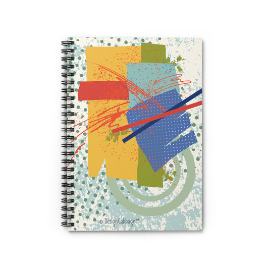 Colorful Abstract Art Graphic Notebook - Brush&Pen™ Collection