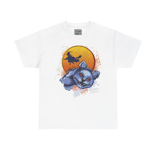 Halloween Sarcastic Cat Graphic T-Shirt - MoonSong® Holiday Collection - Unisex-Fit Tee