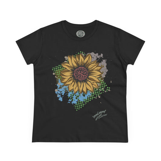 Sunflower Garden Graphic T-Shirt - VintageInk® Collection - Women's Tee