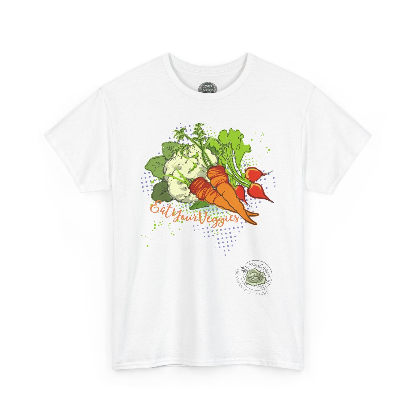 Vegetable Garden Graphic T-Shirt - I Be Vegan® Collection- Unisex-Fit Tee