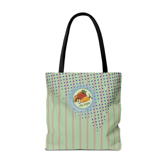 Vegetable Garden Graphic Tote Bag - I Be Vegan™ Collection