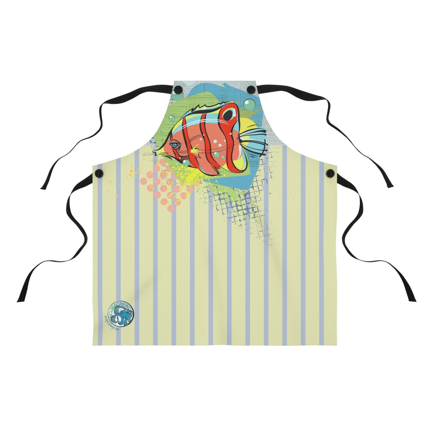 Tropical Fish Ocean Graphic Apron - ScubaCrew® Collection