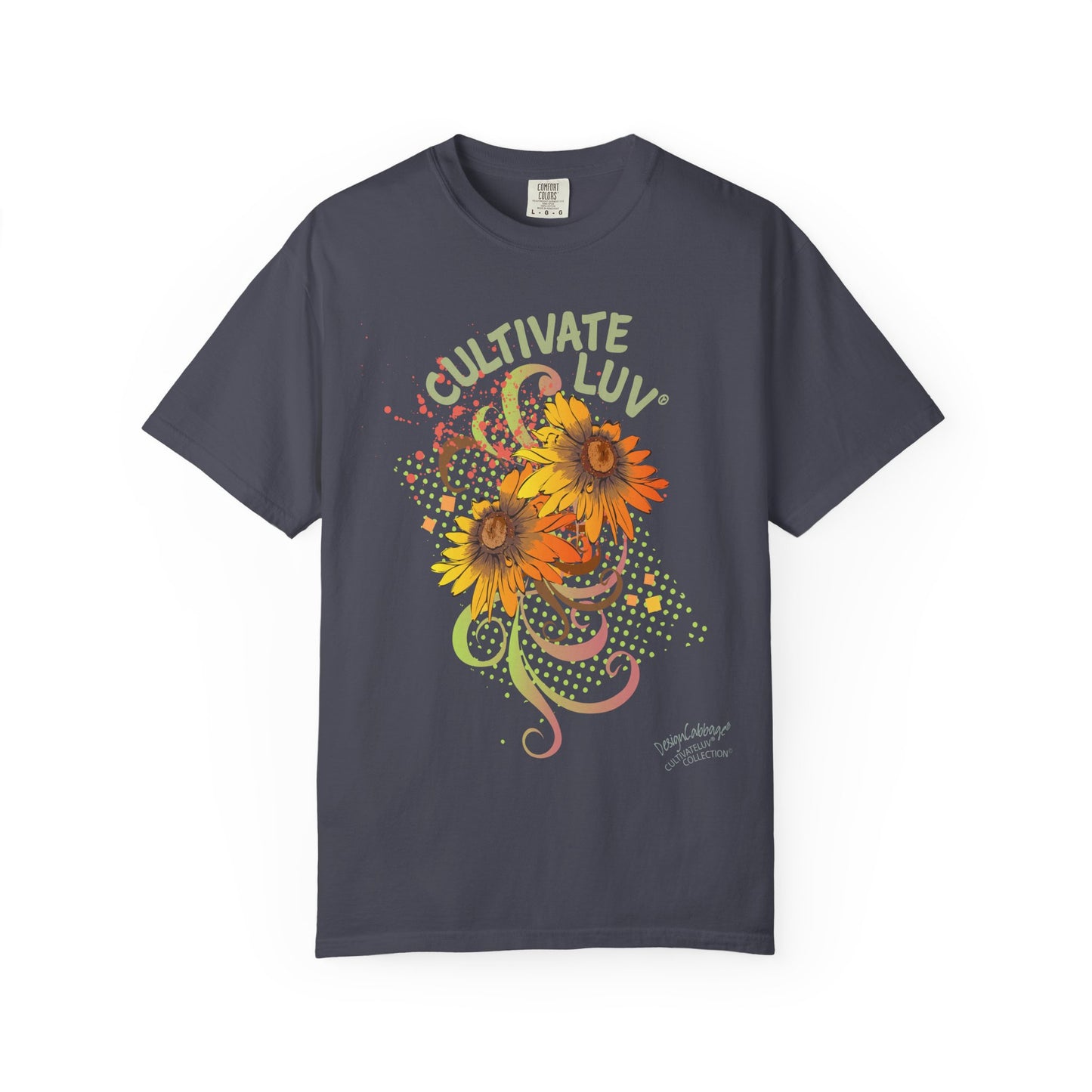 Cultivate Luv Sunflower T-Shirt — Floral Positive Vibes Tee