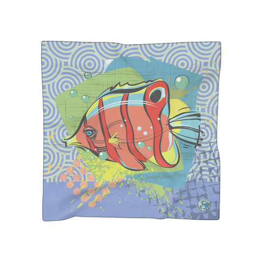 Tropical Fish Ocean Graphic Scarf - ScubaCrew® Collection