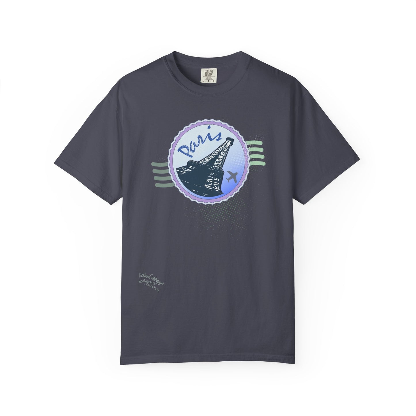 Paris Postmark T-Shirt — Vintage Eiffel Tower Travel Tee